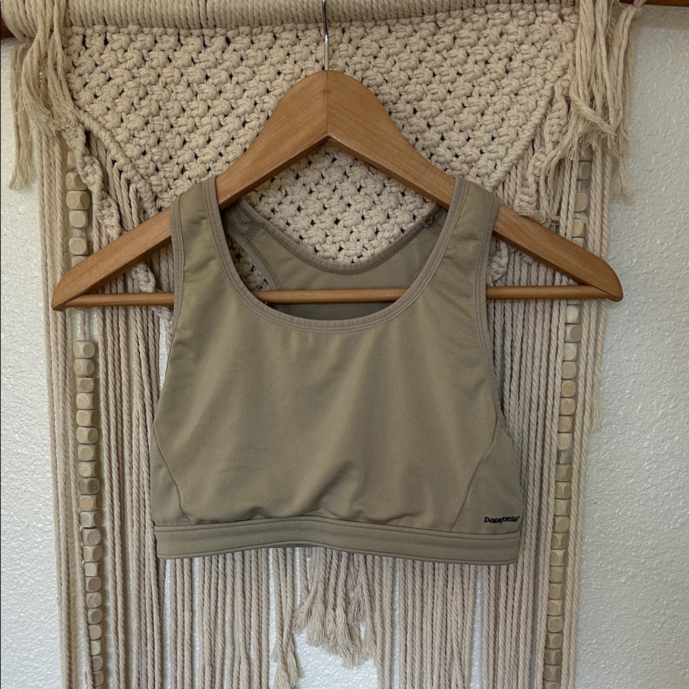 Patagonia Tan Sports Bra medium
